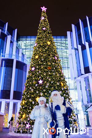 Новогодний шоппинг в ТРЦ «Хорошо!», декабрь 2017